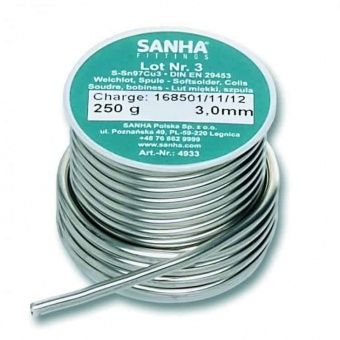 Припой бессцвинцовый Sanha №3 250гр