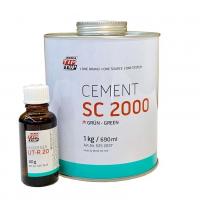 Клей ТИП-ТОП цемент SC2000,зел.1кг.+UT-R20 отверд.40гр.