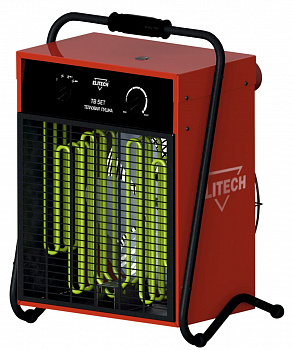 Тепловентилятор ELITECH ТВ 15ЕТ 400В,15кВт,2реж-7.5\15кВт,1700м3\ч,термостат,12.5кг,обогр.до150м2