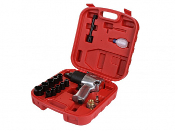 Гайковерт пневматический 1/2" 610Нм с аксессуарами в наборе Elitech 0704.013000