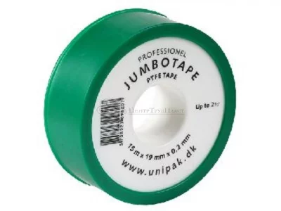 Лента ФУМ вода/газ 19мм*0,2мм 15м JUMBOTAPE