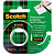 Скотч 19мм х 7,5 м матовый, невидимый, мини-диспенсер SCOTCH 
