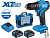 Дрель-шуруповерт аккум. BULL SR 1803 Xcase XLTpro БЕСЩЕТ., 2x4 А*ч, 18 В, 45 Н*м, БЗП 13 мм


