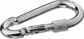 Карабин защелка винтовой   DIN 5299D