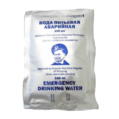 Вода аварийная питьевая 0,1л