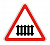 Знак 1.1 Железнодорожный переезд со шлагбаумом