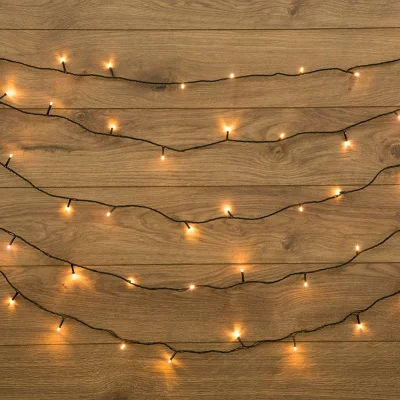 Гирлянда Твинкл Лайт  6м, прозрачный ПВХ, 40 LED, цвет Белый 303-175