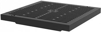 Решетка пластиковая 300х300 А15 черная SteeStart