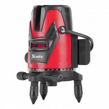 Нивелир лазерный MTX MXL RED, 30 м, красный луч, акк. Li 2400 mAh, сумка, резьба 5/8", 35012