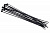 Хомут пластиковый (Стяжка) 4,8*350 (100шт) черн. TOKOV ELECTRIC TKE-HNS-4.8-350-B/100