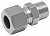 Штуцер с наружной резьбой из нерж.стали S12мм - BSPT 1/4",DMC-12L-02R, Hy-Lok 