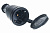 Гнездо 1м о/у с/з каучук, 16А, прямое с крышкой IP44 TOKOV ELECTRIC TKE-C05-KR-Z
