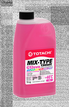 Антифриз TOTACHI Mix-Type Coolant Pink G12evo -40C (1кг)