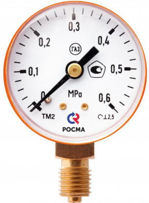 ТМ-210Р.00 (0-0,6МРа) М12х1,5.2,5. С3 Н8 Манометр 50мм