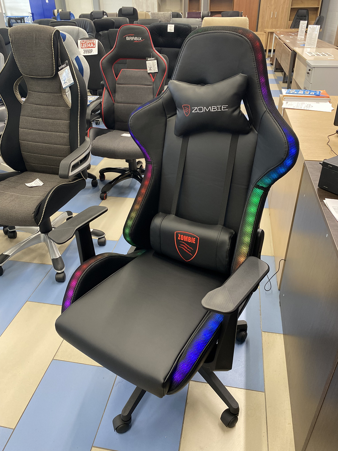 Большое поступление игровых кресел