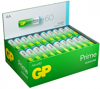 Элемент LR-06  АА GP АА Prime Alkaline, набор 60 шт. (15APA21-B60)