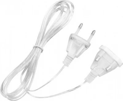 Удлинитель предназначен для быстрого и простого подключения гирлянд, расположенных вдали от розетки или друг от друга.