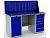 Верстак Profi (№603) WT160.WD1/WD5.000, 866/1366*1600*700 мм, 2 тумбы+экран