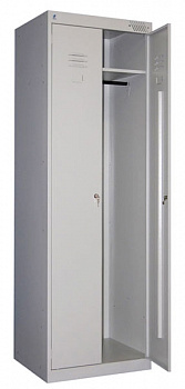 Шкаф ШРК-22-600 (1850х600х500) д/одежды, два индивидуальных отделения, дверь с замком