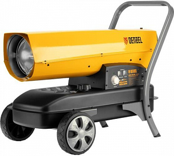 Тепловая пушка дизельная  Denzel DHG-45i, 45 кВт,1000 м3/ч,прямой нагрев,эл.термостат, -10/+30 96485