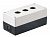 Корпус для кнопок КП103 3места белый ИЭК BKP10-3-K01