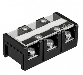 Блок зажимов клеммный БЗН ТС-603 16мм2 60A 3 пары REXANT