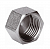Заглушка ДУ 40 (1 1/2") (никель) вн.резьба
