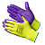 Перчатки нейлон с нитриловым покрытием ладони Gward Hi-Vis