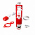 Арматура к сливному бачку АС-12М нижняя подводка, 2-х уровн, метал.кнопка