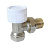 Клапан термостатический Compact RVC PRO ДУ 3/4" угловой (без термоголовки) 