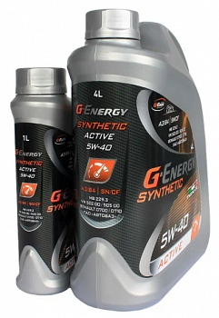Масло G-Energy Synthetic Active 5w40 (4+1)